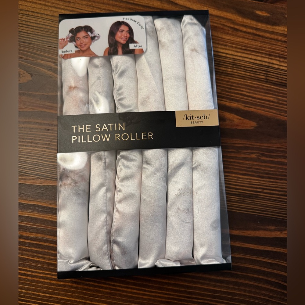 /kit•sch/ beauty satin pillow rollers